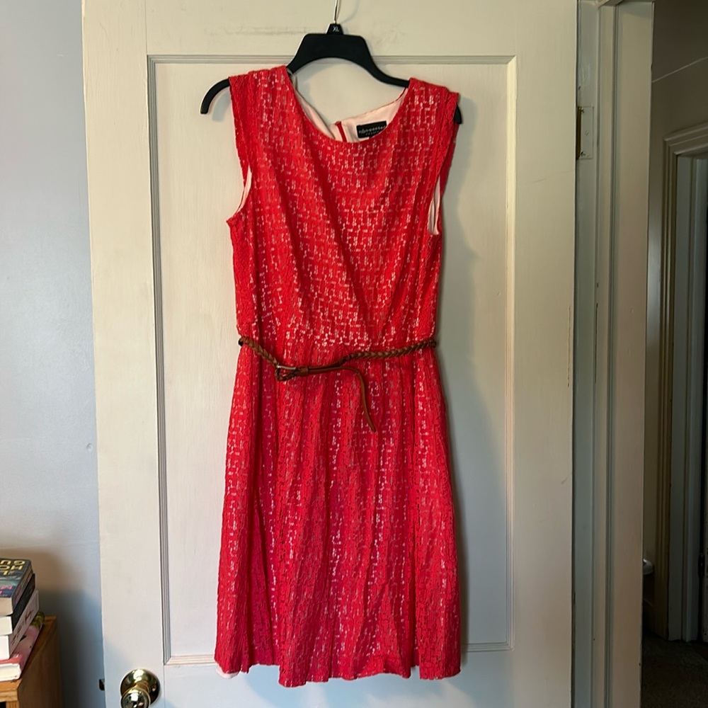 Coral dress